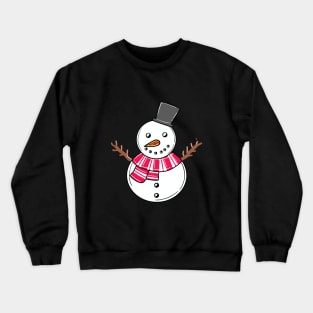Cheerful snowman Crewneck Sweatshirt